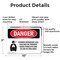 Signmission Carbon Monoxide CO Gas May Danger Sign, Aluminum, 10in W x 7in L, 2PK OS-2PACK-DS-A-710-L-2415 - alternate 6